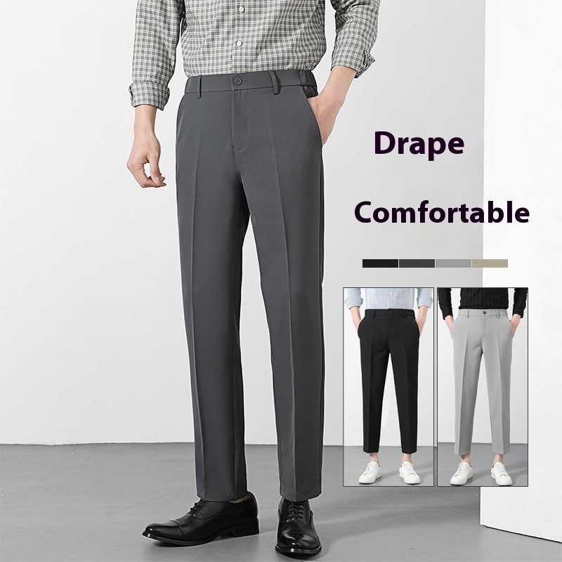 New Suit Pants Men's Ninth Casual Straight Pants - cas7m