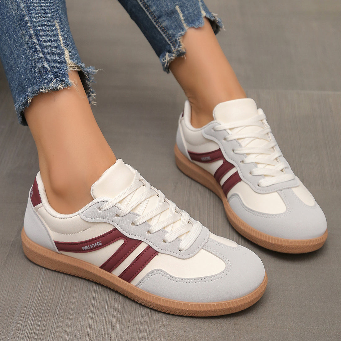 Women's Plus Size German Training Shoes Sneaker - cas7m