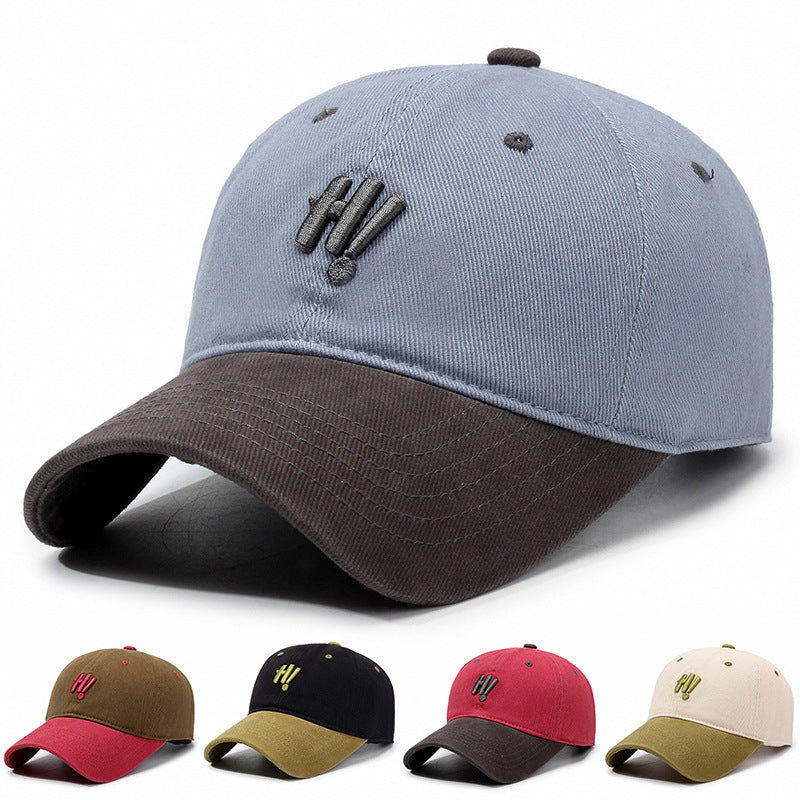 Versatile Cotton Dome Hat – Stylish, Windproof, Adjustable Fit - cas7m