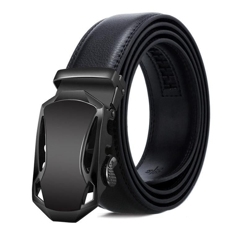 Men's Belt Automatic Buckle Business Trouser Belt - cas7m