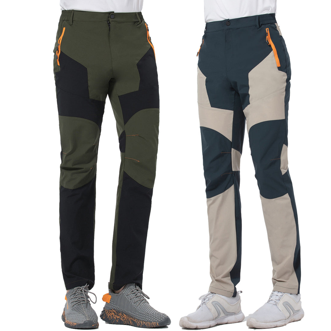 Outdoor Quick-dry Pants Elastic Cycling Pants Waterproof Charge - cas7m