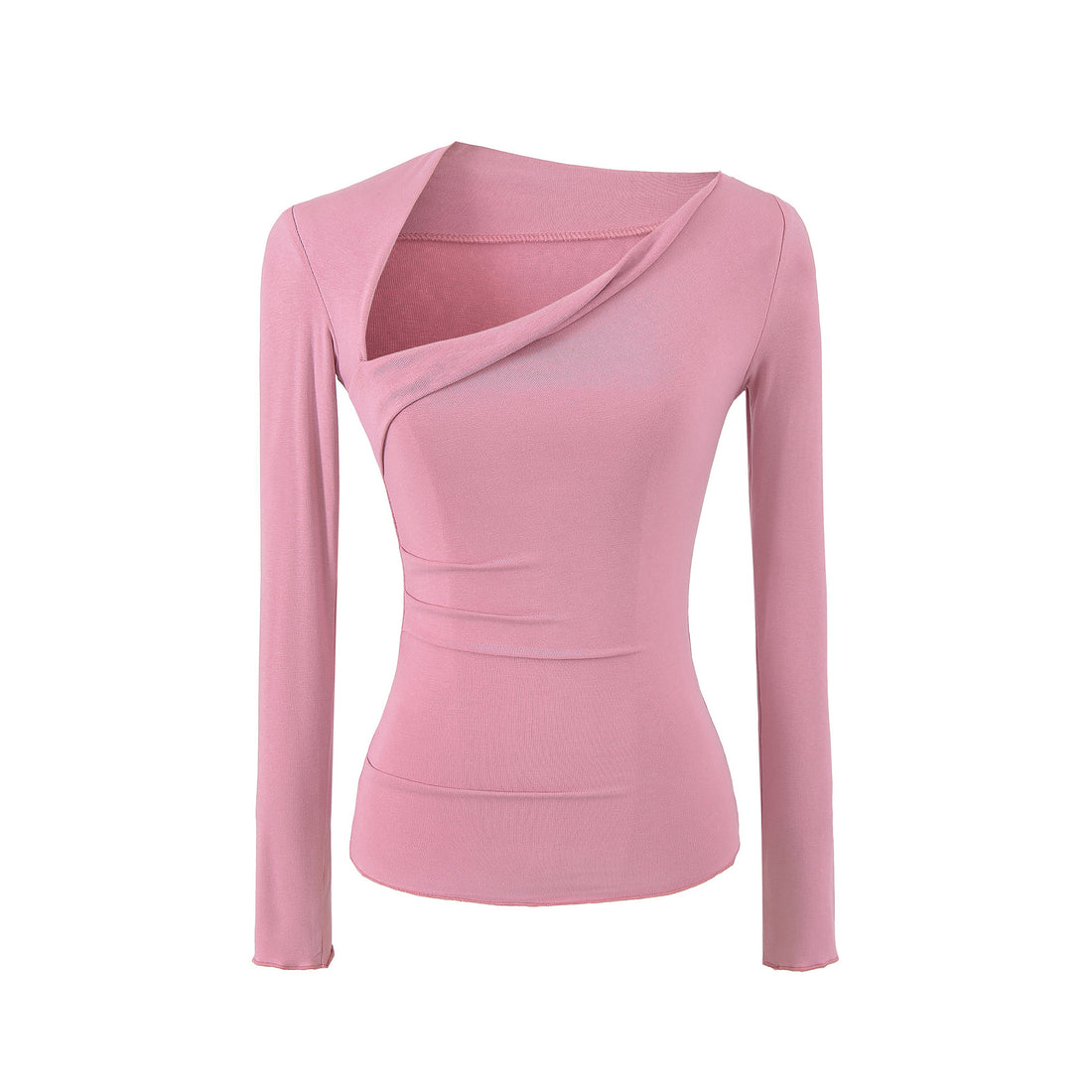 Premium Asymmetrical Long Sleeve Slim Fit T-Shirt