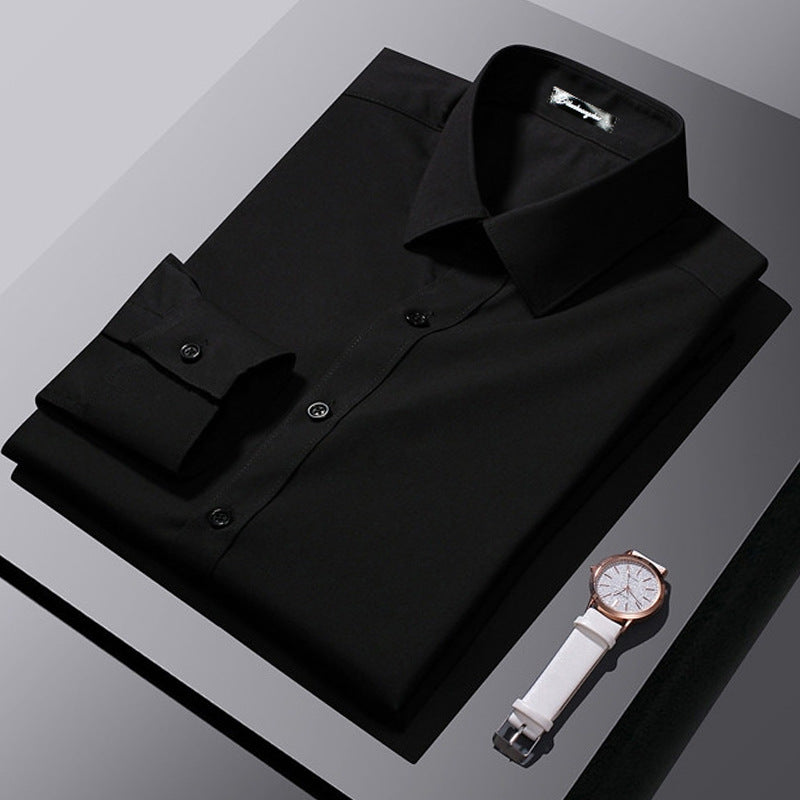 Long-sleeve Business Formal Professional Shirt Korean Style - cas7m