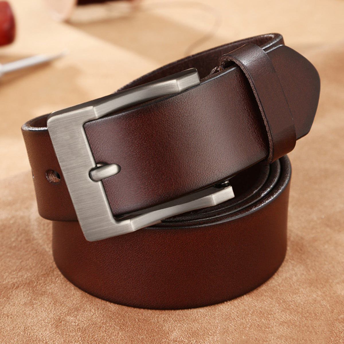 Belt Men's Pin Buckle Business Casual Simple - cas7m