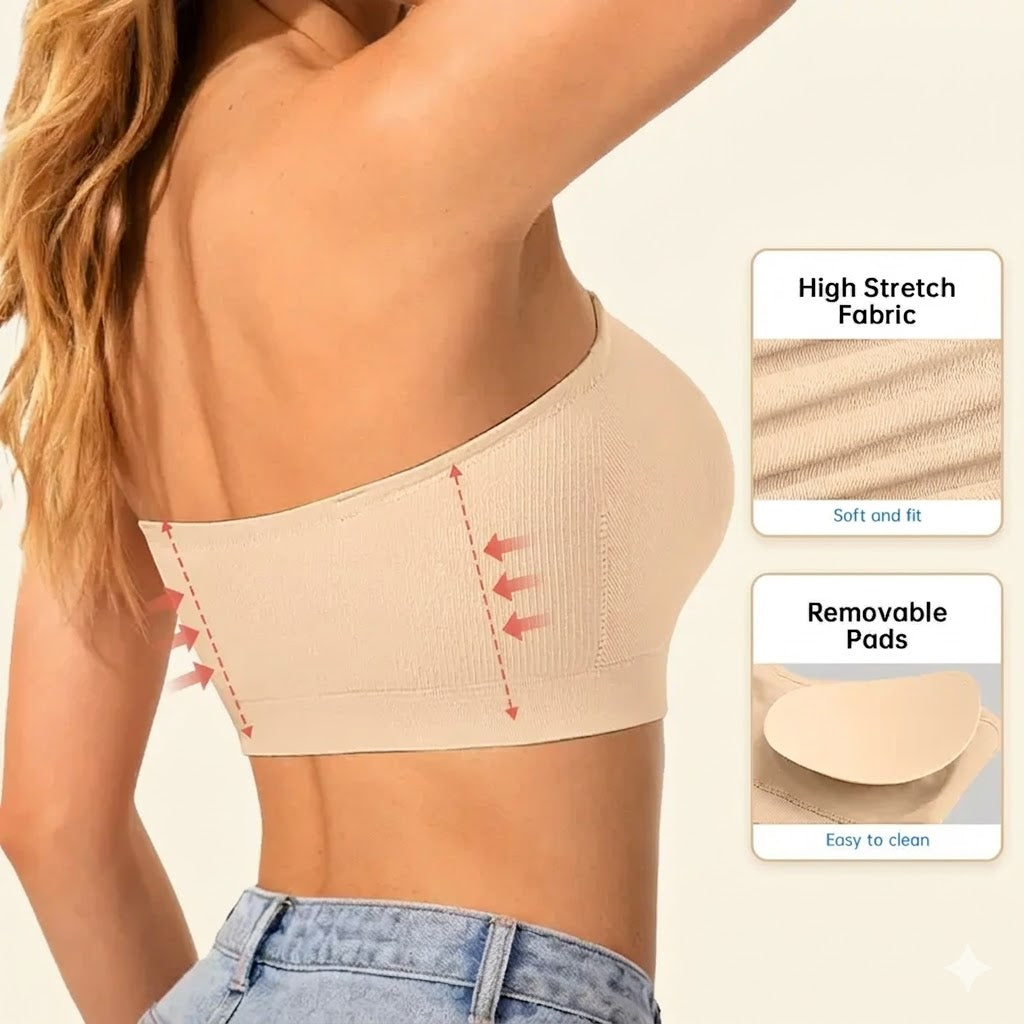 Jelly Wireless Women Comfortable Push Up Bras Wireless Seamless Full Coverage Bra Buttery Soft Everyday Tshirt Bra - cas7m