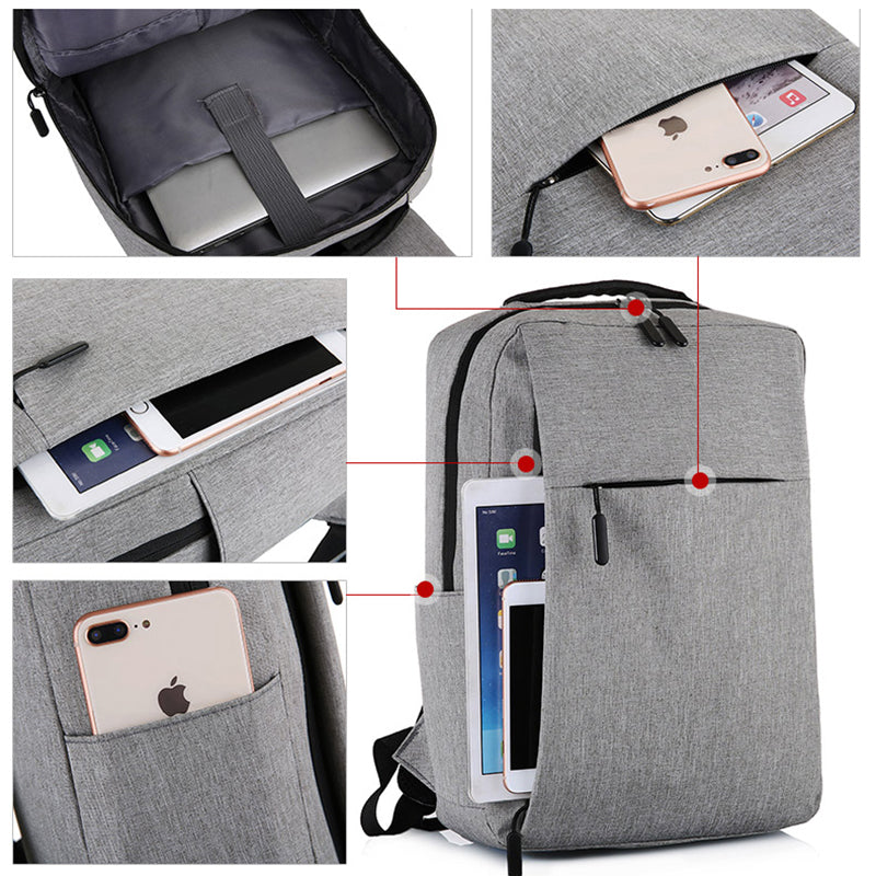 Ergonomic USB Charging Backpack - Stylish & Convenient for Travel - cas7m