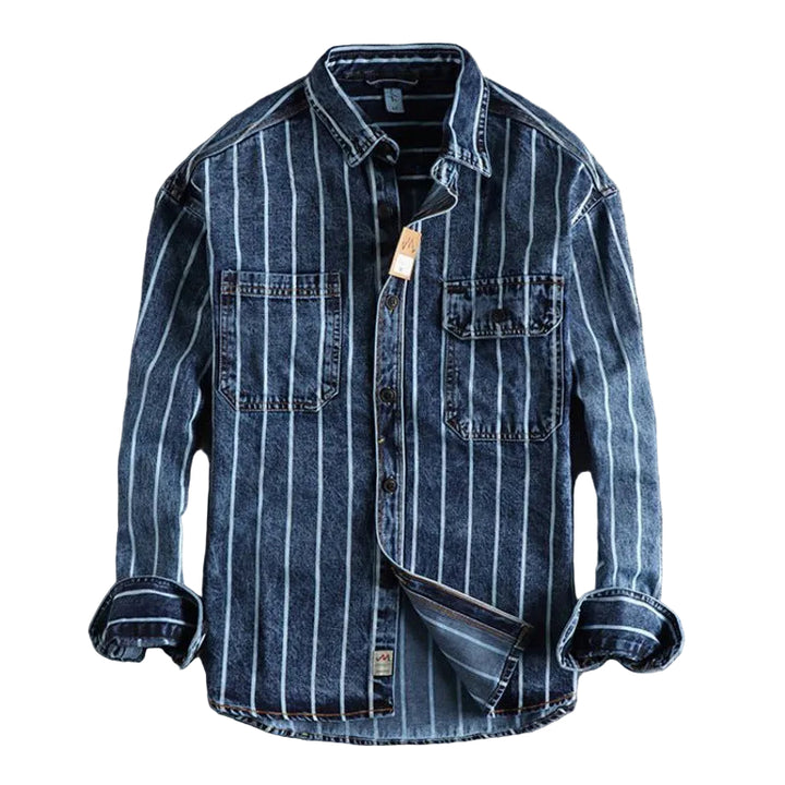 Men's Tooling Style Shirt Coat - cas7m