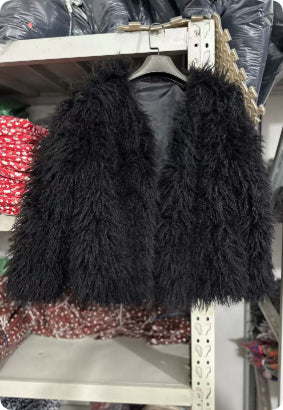 Coat Faux Fur Jacket - cas7m