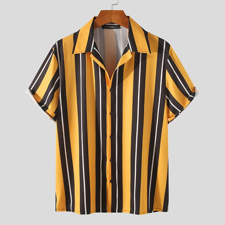 Soft Shirts For Men Shirt Mens Summer Streetwear Casual - cas7m