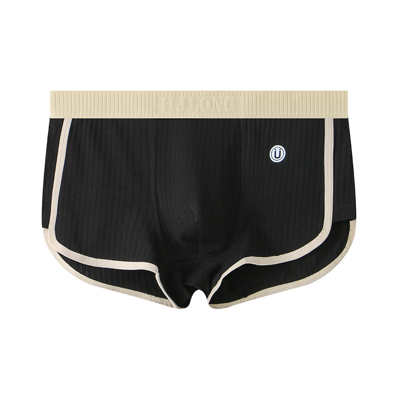 Men's Mid-waist Simple Fashionable Breathable Comfortable Boxers - cas7m