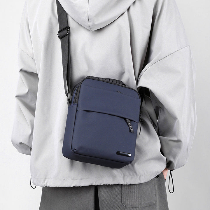 Crossbody Portable Shoulder Bag Waterproof Men - cas7m
