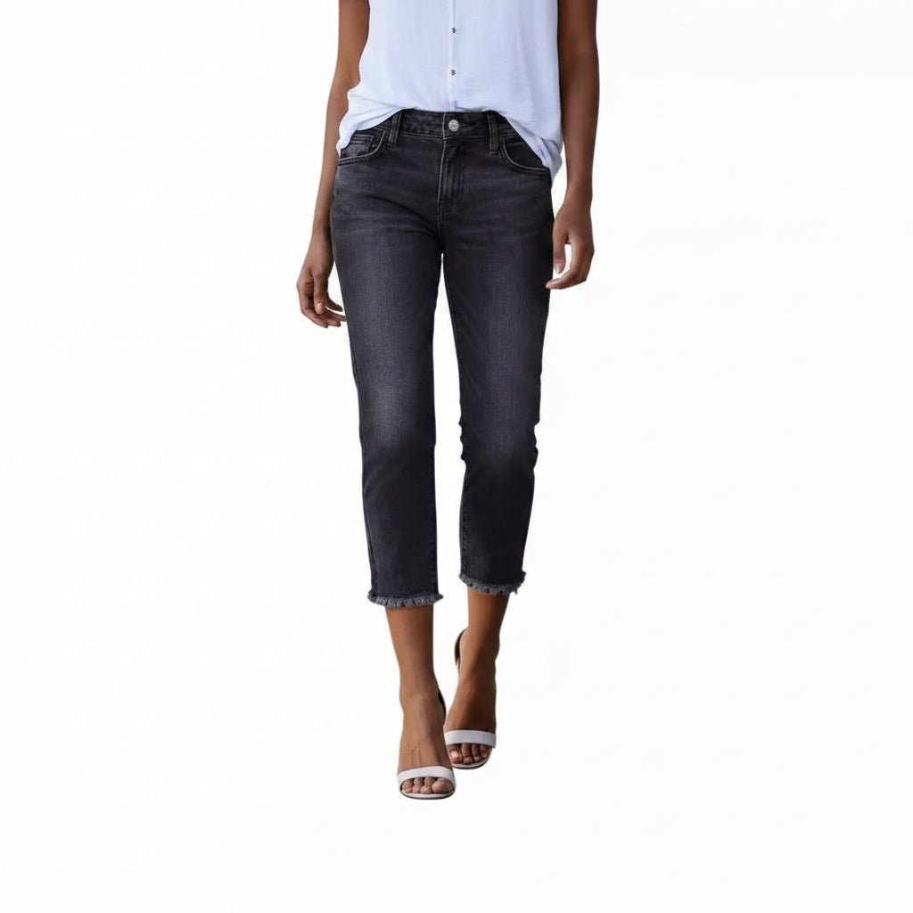 Fashionable Retro Slim-fit Stretch Jeans For Women - cas7m