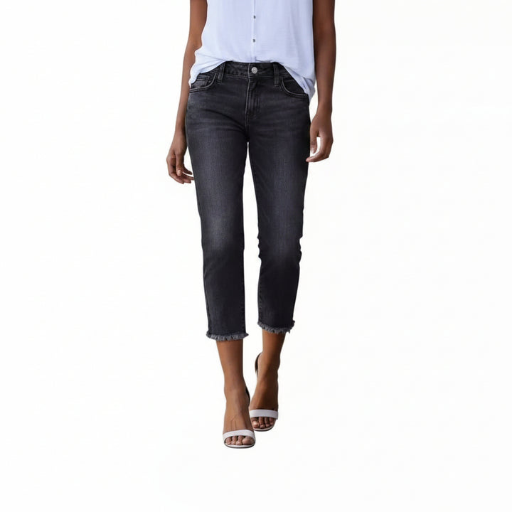 Fashionable Retro Slim-fit Stretch Jeans For Women - cas7m