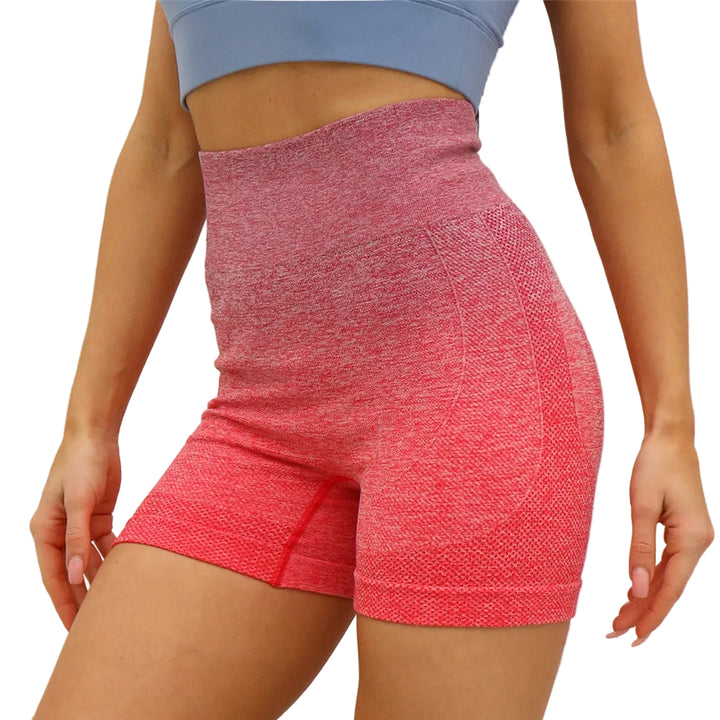 Women's Gradient Seamless Breathable Sweatproof Shorts - cas7m