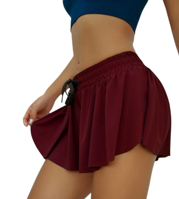 Sports Gym Nude Yoga Breathable Shorts - cas7m