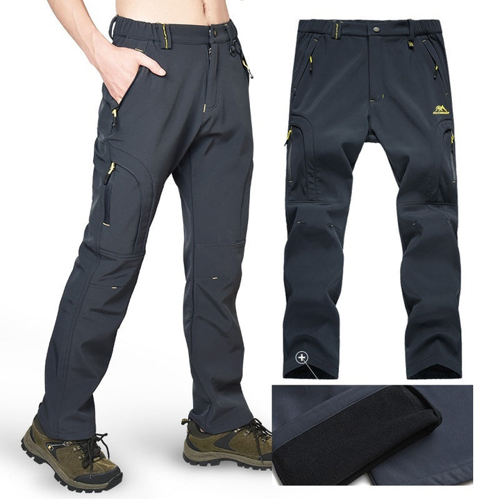 Women's Waterproof Warm And Loose Climbing Pants - cas7m
