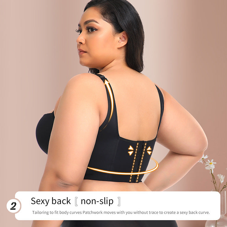 AeroLift Knit Bra with Air Cushion Support - Black/Skin Tone - cas7m