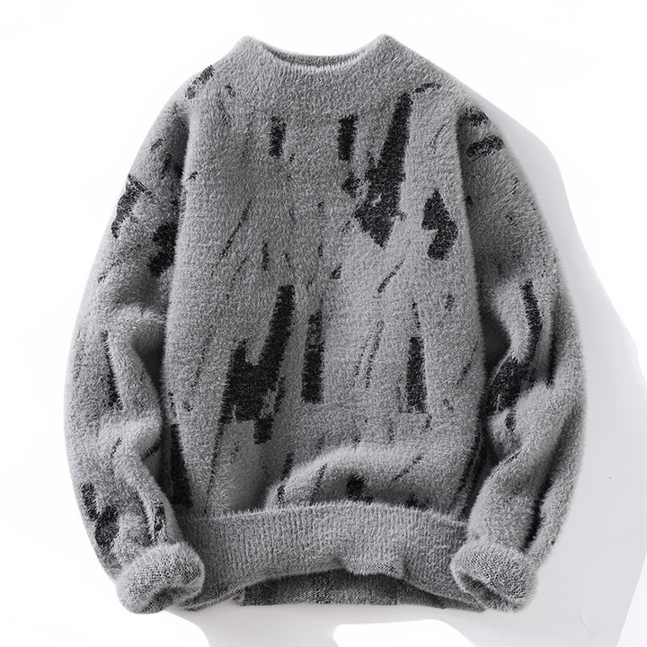Winter Fleece-lined Thickened Men's Bottoming Sweater Fall And Winter Inner - cas7m