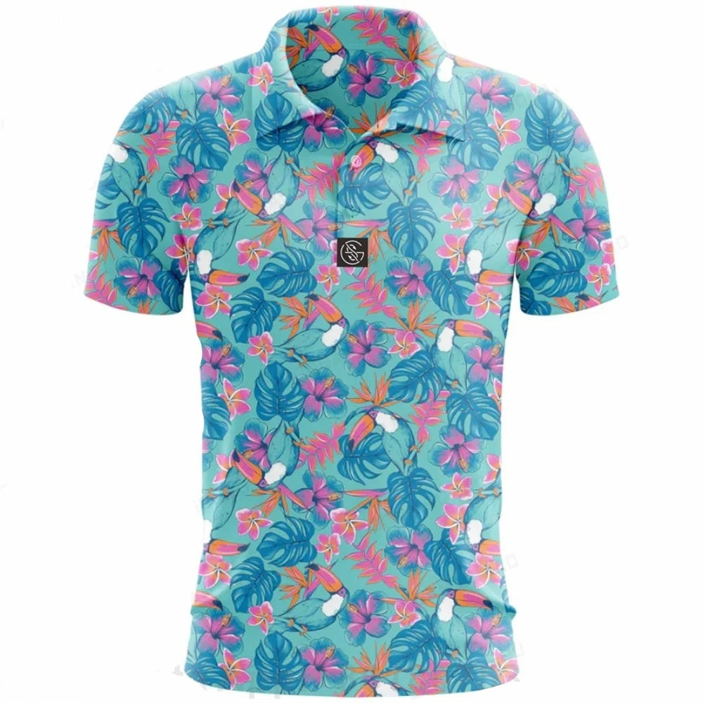 Polo Shirt Men's Quick-dry Army Golf Polo Shirt - cas7m