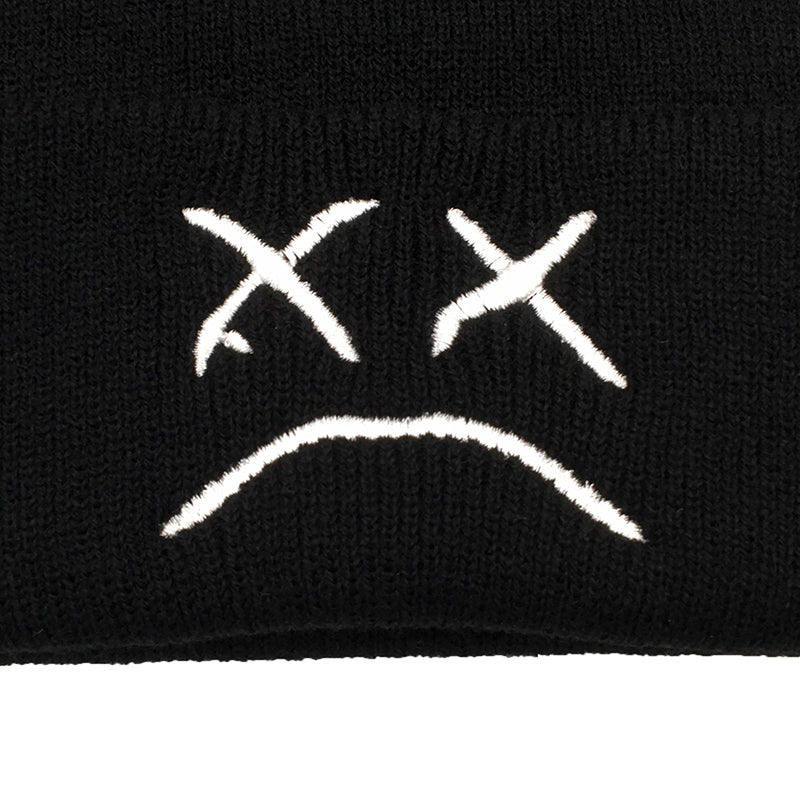 Embroidered knitted hat - cas7m