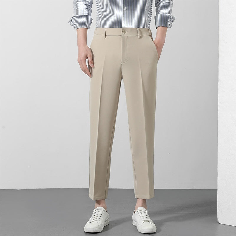 New Suit Pants Men's Ninth Casual Straight Pants - cas7m