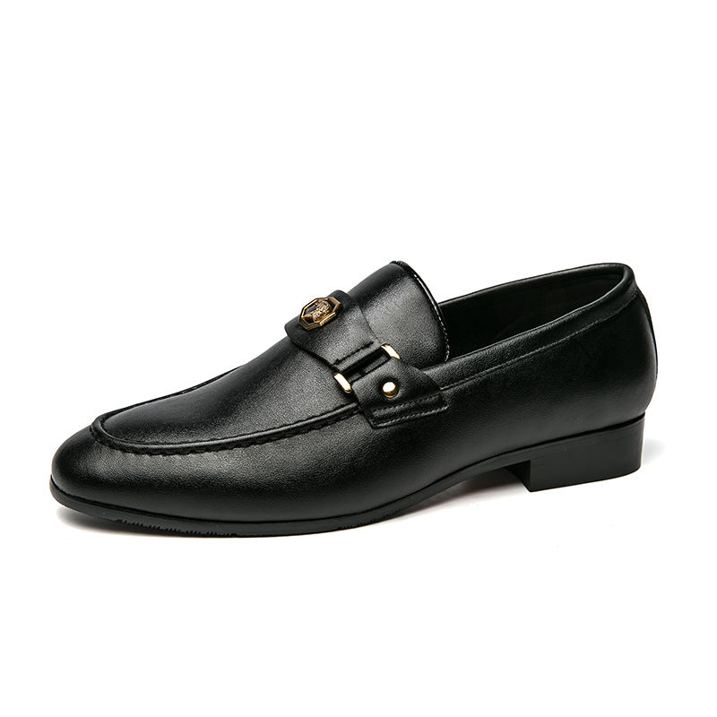 Elegance Men's British Loafers: Stylish, Comfortable Business Shoes - cas7m