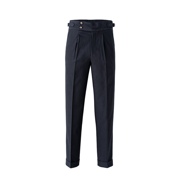 New Men's Naples High Waist Drooping Straight Autumn Leisure Pants - cas7m