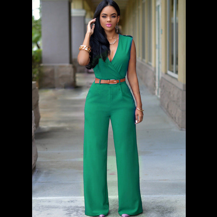 New Women Fashion Jumpsuits Siamese Pants - cas7m