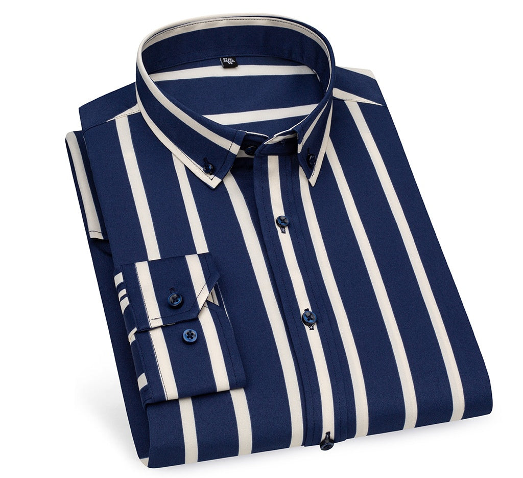Business Dress Long Sleeve Men's Shirt - cas7m