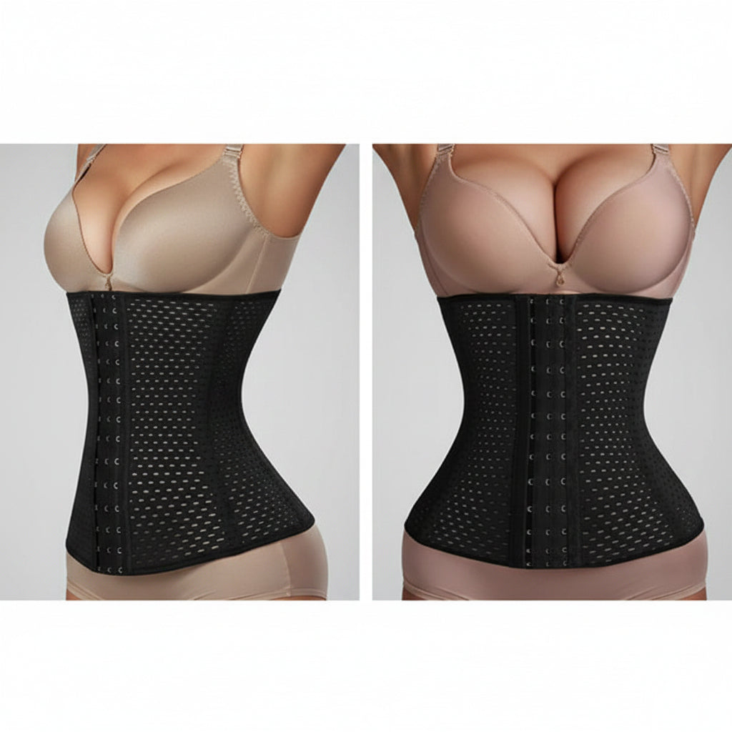 Corset Waist Trainer Training Shaper Body Shapewear Underbust Cincher Tummy Belt - cas7m