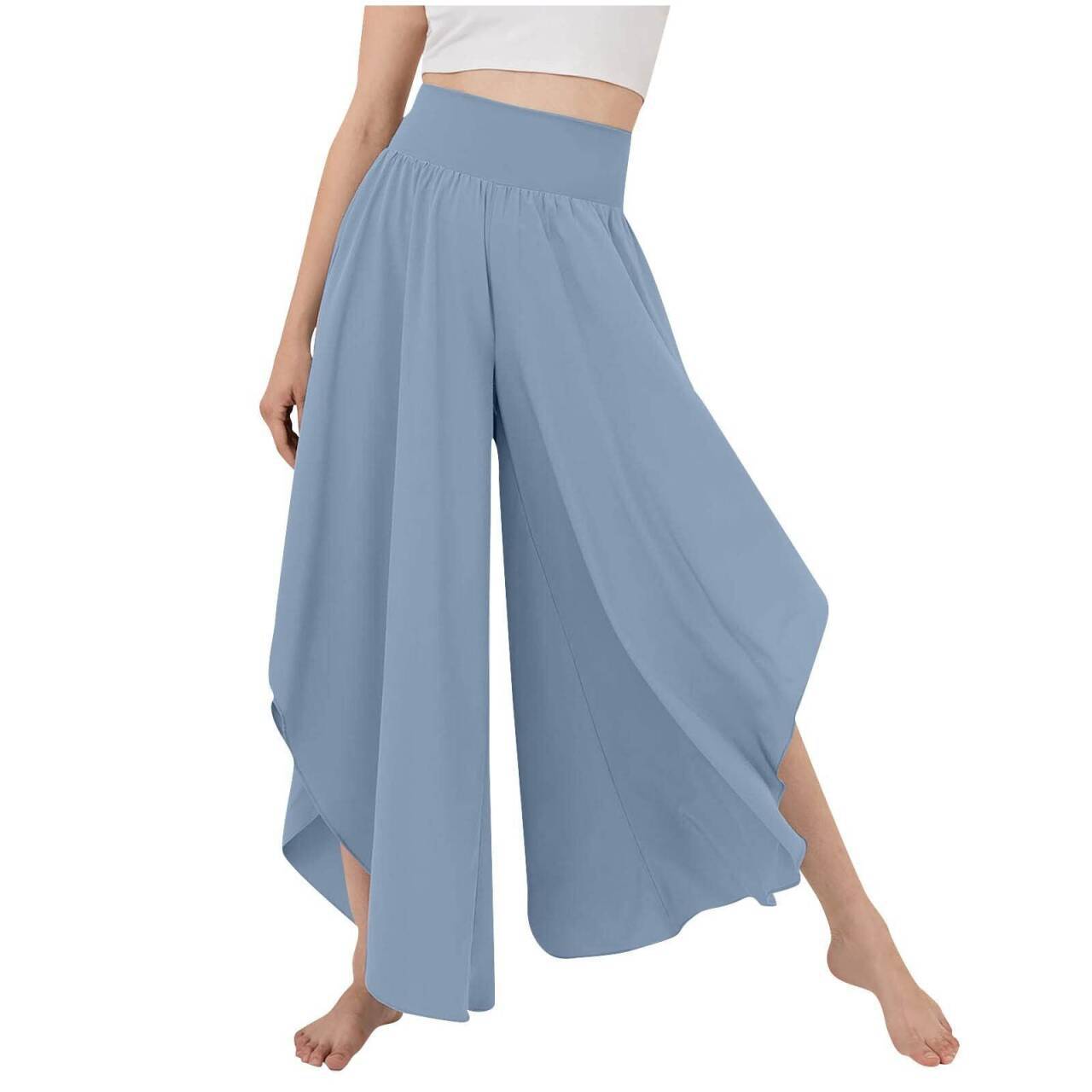 Micro La High Waist Loose Casual Pants - cas7m