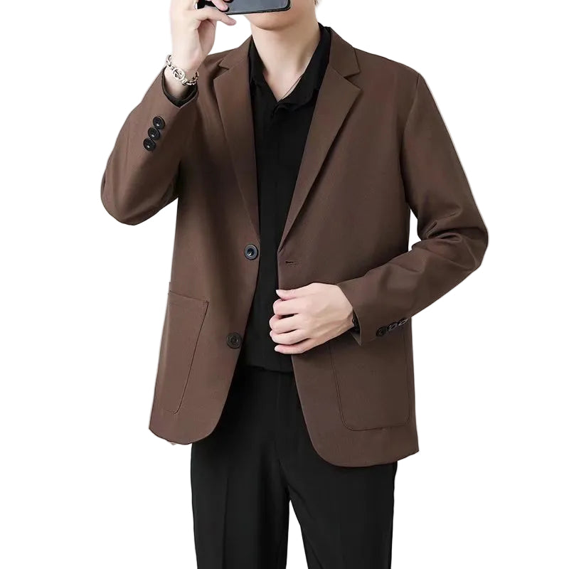 Business Twobutton Slimfit Suit - cas7m