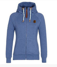Women's Sport Cardigan Side Zipper Hoodie - cas7m
