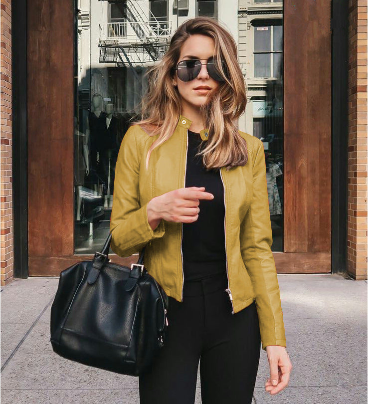 Leather PU suit jacket - cas7m