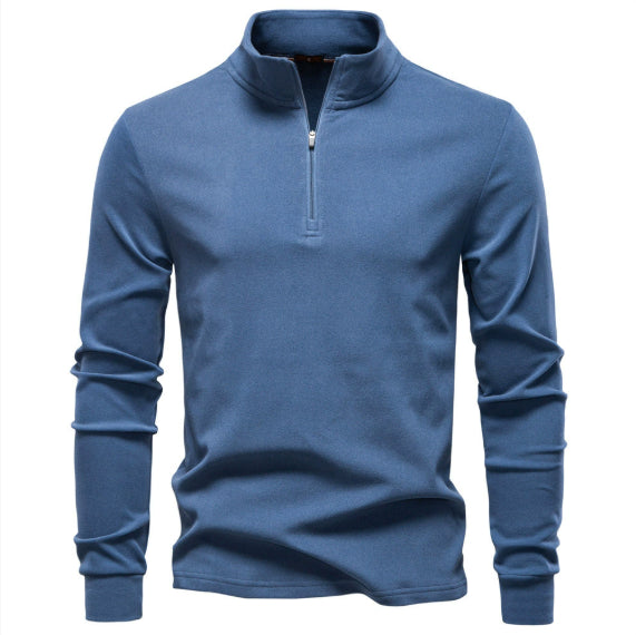 Men's Knitwear Top Half Zipper - cas7m
