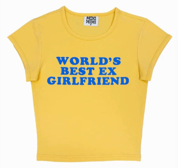 Letter Print Navel European And American Women's Clothing T-shirt - cas7m