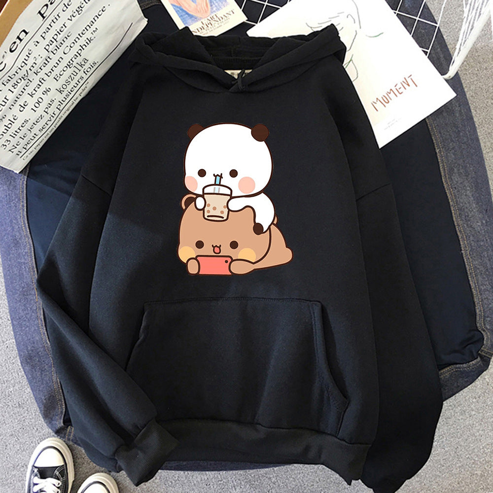 Bubu And Dudu Hoodies For Women Aesthetic Graphic Fun Kawaii - cas7m