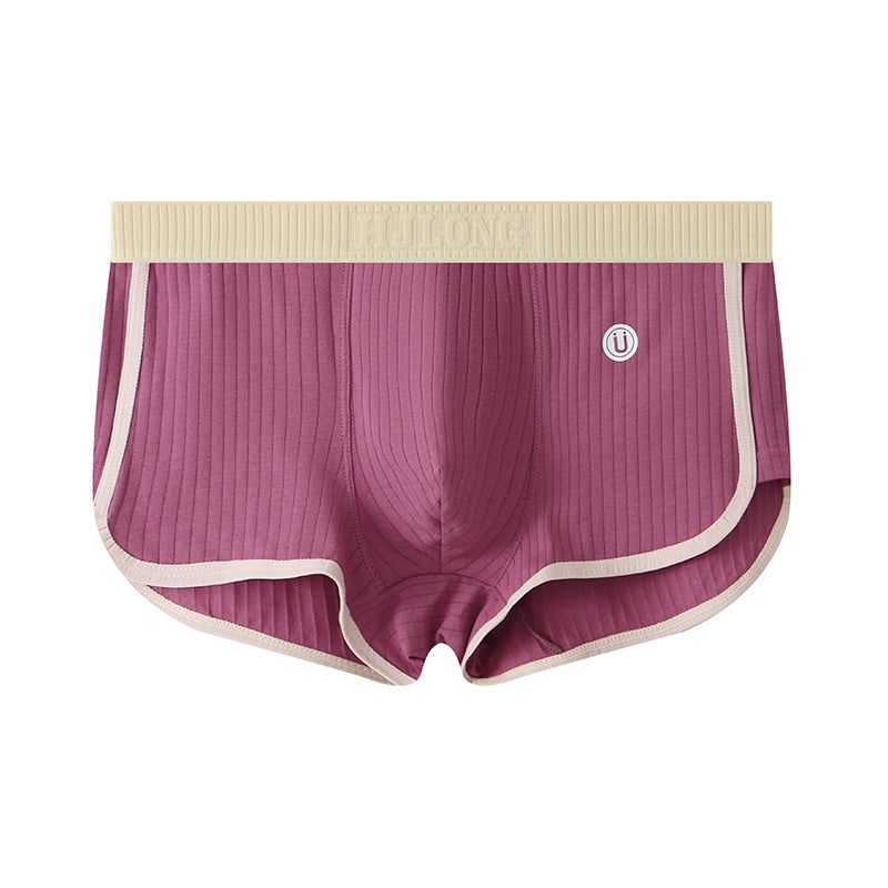 Men's Mid-waist Simple Fashionable Breathable Comfortable Boxers - cas7m