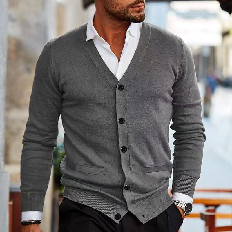 Men's Clothing Sweater Coat Autumn And Winter - cas7m