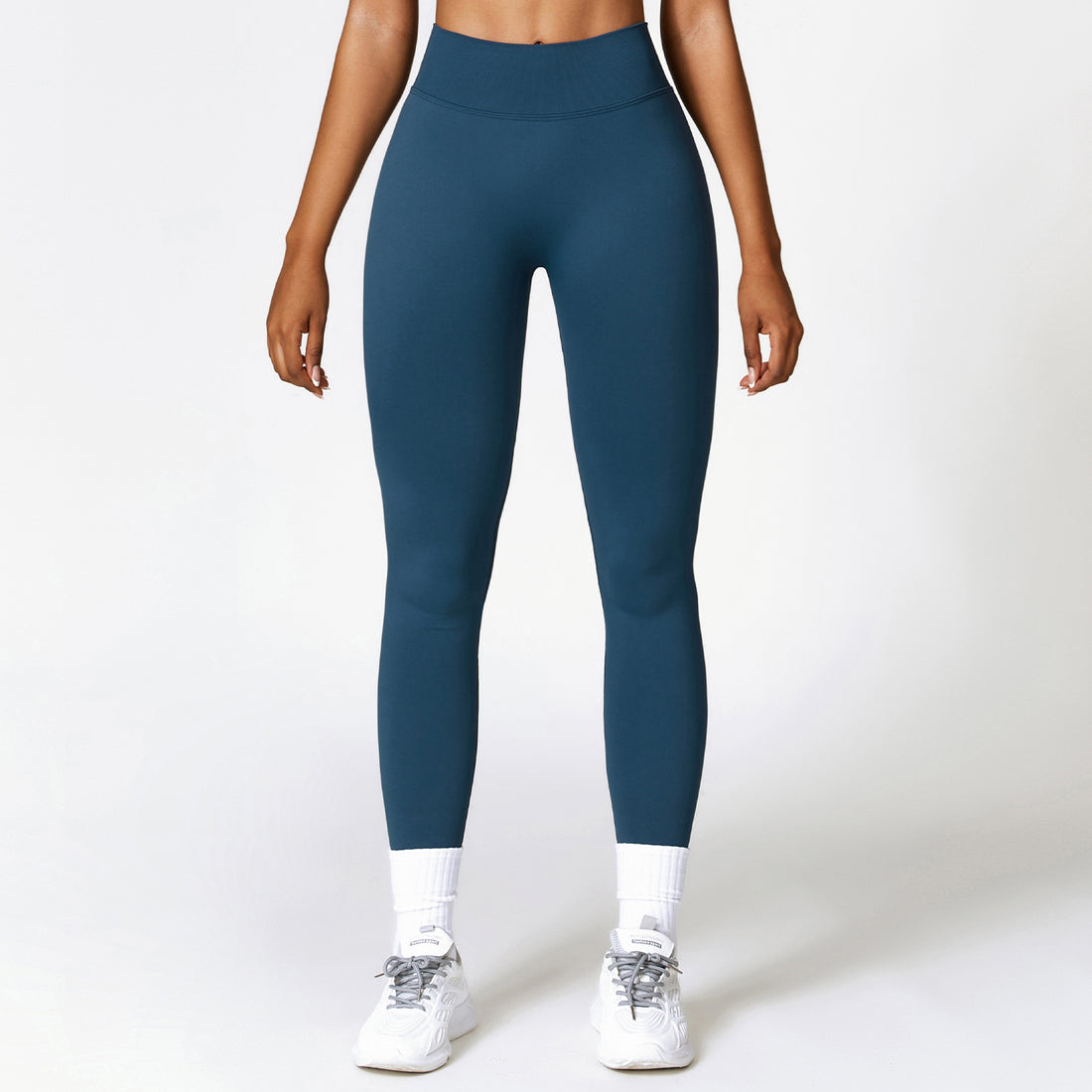 Women's Stretch Slim Fitted Waist Sports Pants - cas7m