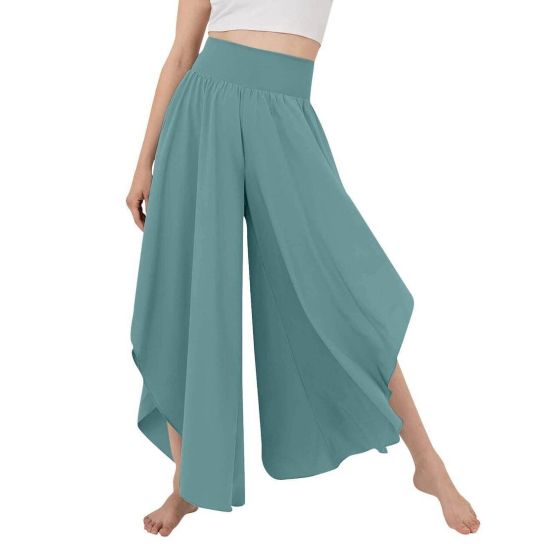Micro La High Waist Loose Casual Pants - cas7m