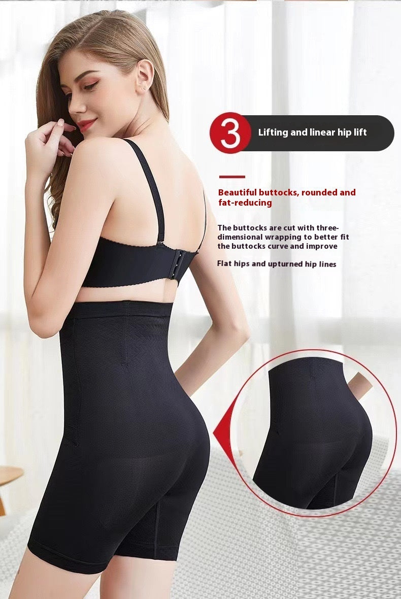 Women's Hip Raise Shaping Pants With Breasted Body Shaping - cas7m