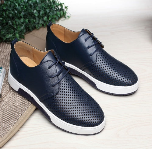 Men's Black Formal Leather Shoes - Sophisticated Comfort & Style - cas7m