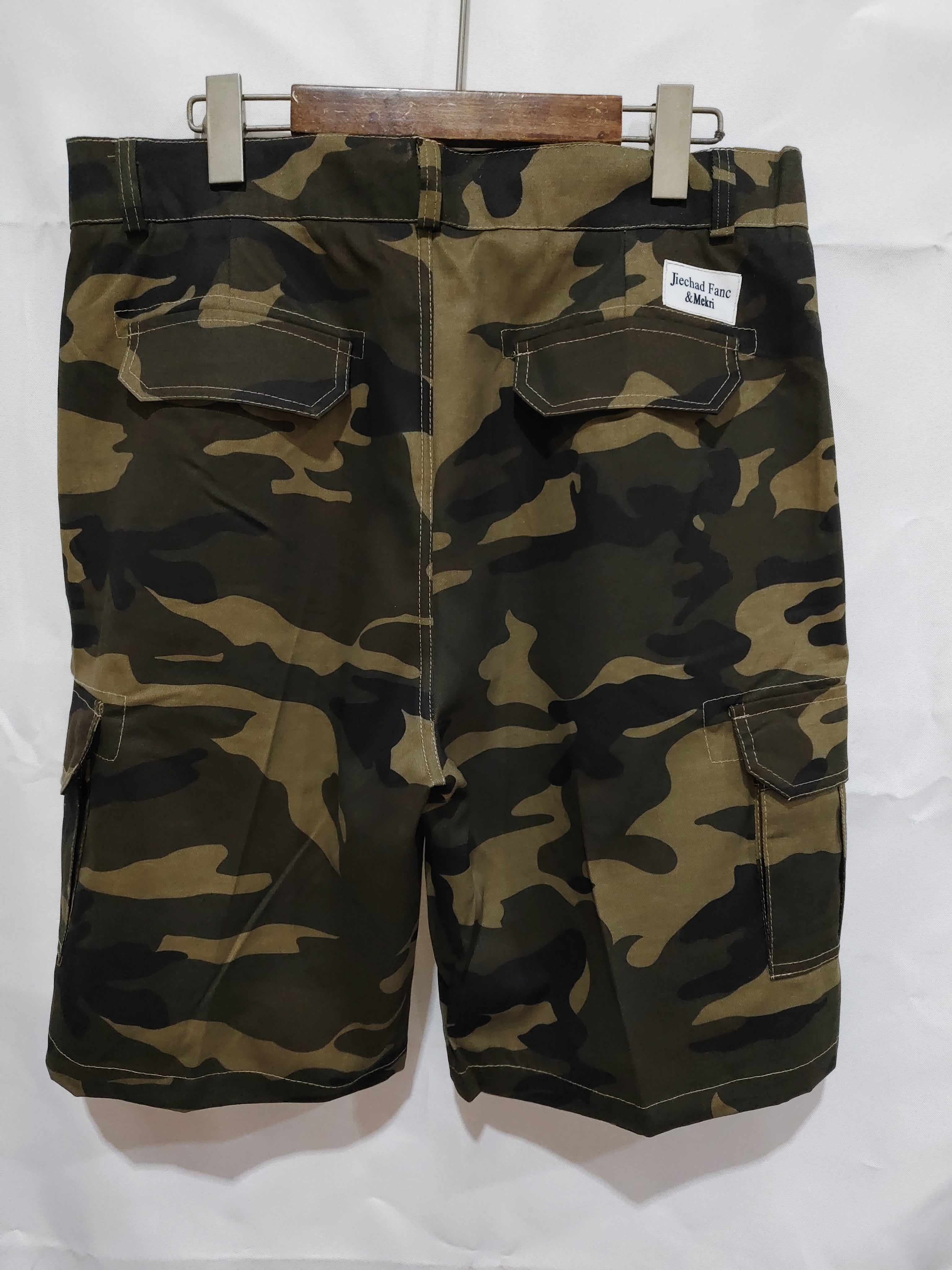 Summer Loose Five Points Casual Camouflage Workwear Shorts Men - cas7m