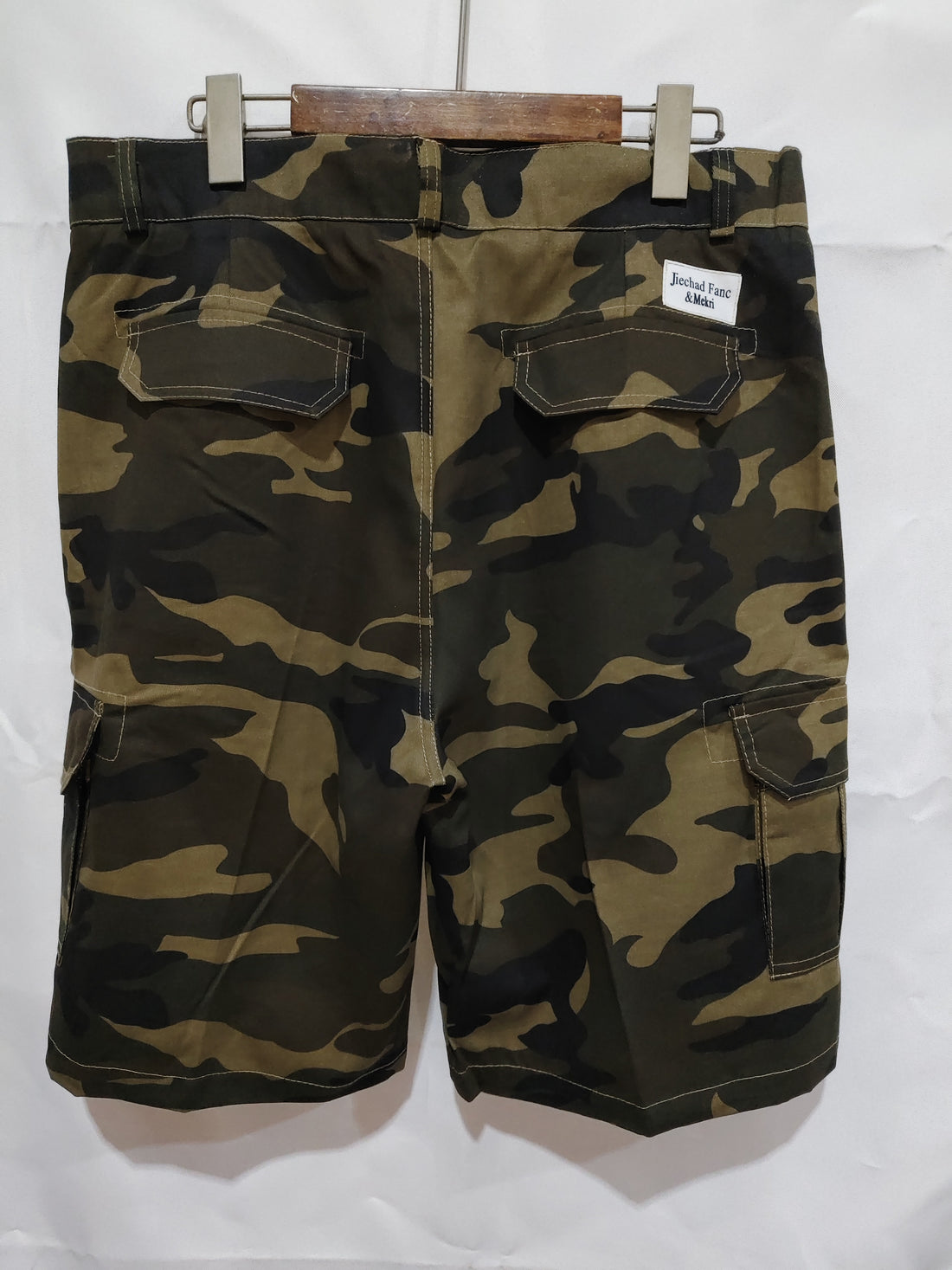 Summer Loose Five Points Casual Camouflage Workwear Shorts Men - cas7m