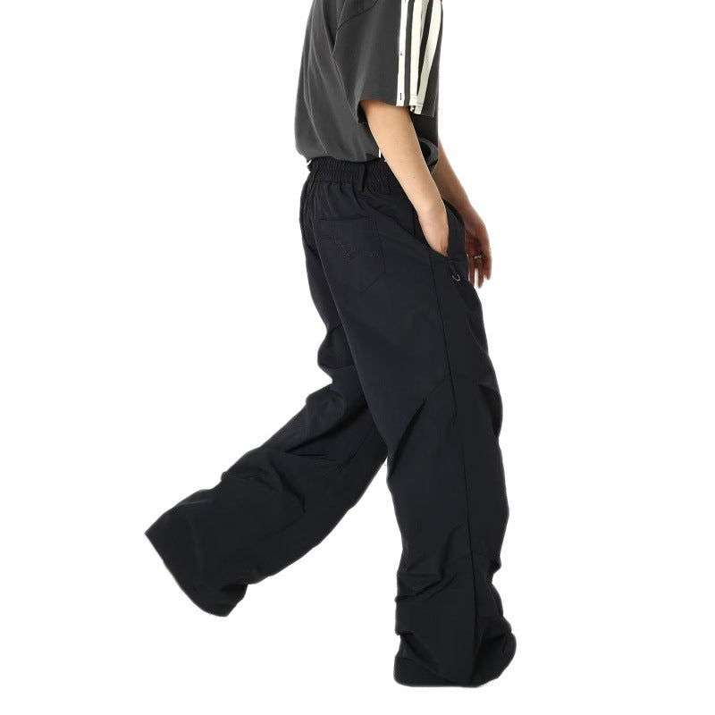 American Design Pleated Workwear Casual Pants Men - cas7m