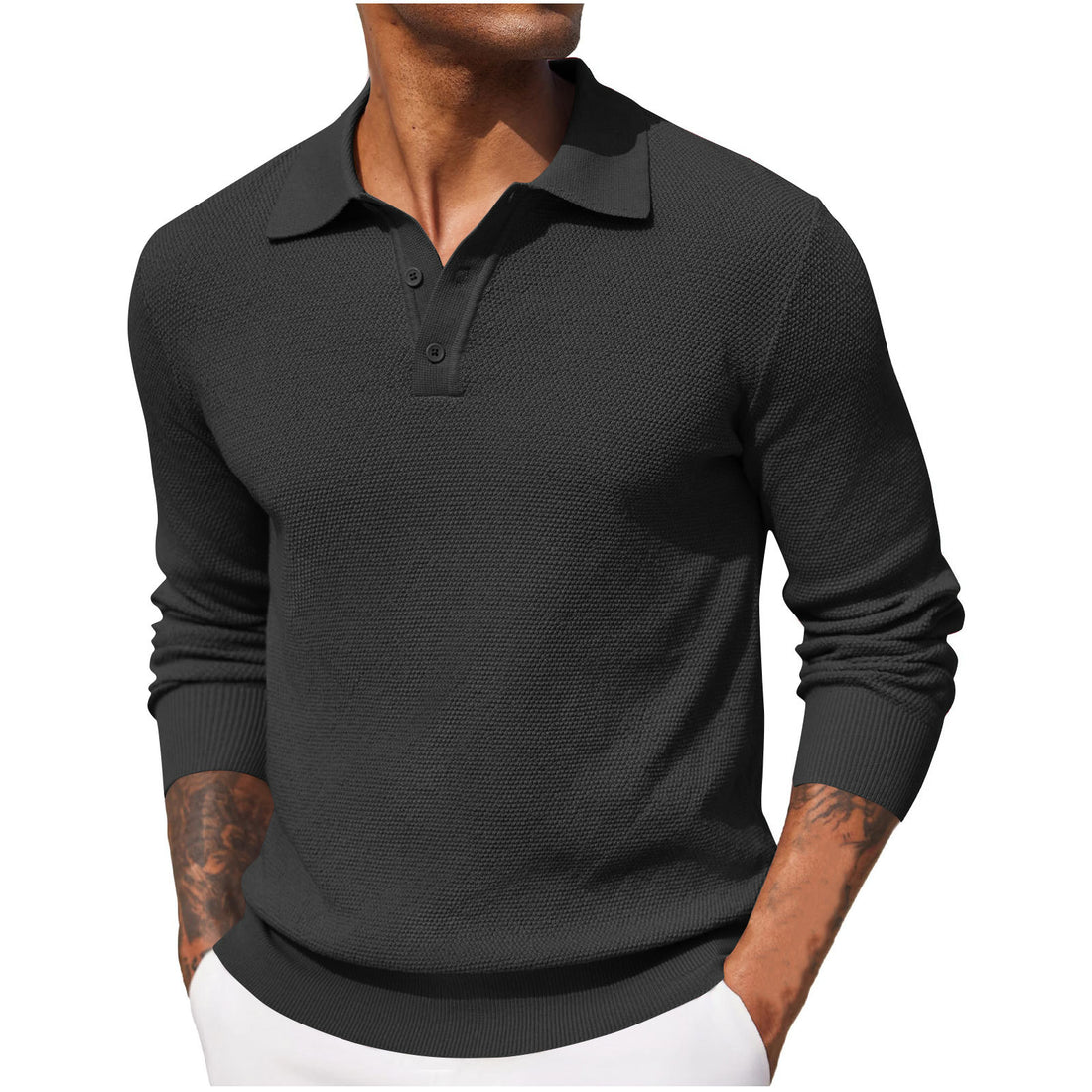 Autumn New Casual Long-sleeved Top For Men - cas7m