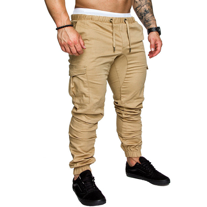 Men's Woven Fabric Casual Pants Corset Pants - cas7m