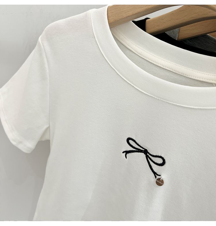 Korean Style Simple Commute Short Sleeve Shirt - S-XXL, Black/White - cas7m