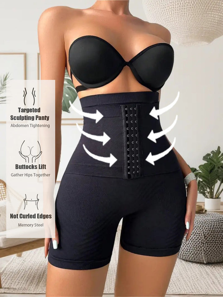 Women's Hip Raise Shaping Pants With Breasted Body Shaping - cas7m